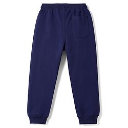 Pine Kids Knit Full Length Cut N Sew Text Printed Lounge Pant - Navy Blue