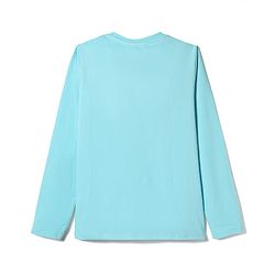 Pine Kids Disney Single Jersey Knit Full Sleeves T-Shirt & Pyjama Night Suit with Stitch Graphic - Light Blue
