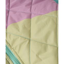 Pine Kids Woven Full Sleeves Quilted Bomber Jacket - Sea Green