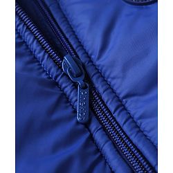 Pine Kids Woven Full Sleeves Padded Hooded Winter Jacket - Royal Blue