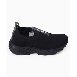 Pine Kids Slip On Sneaker Shoes - Black