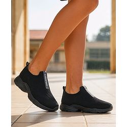 Pine Kids Slip On Sneaker Shoes - Black