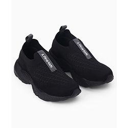 Pine Kids Slip On Sneaker Shoes - Black