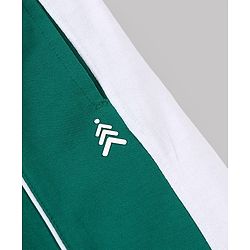 Pine Kids Knit Full Length Track Pant With Side Tape Detailing - Mint