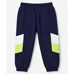 Pine Kids Knit Full Length Lounge Pant with Gaming Mode Print - Navy Blue