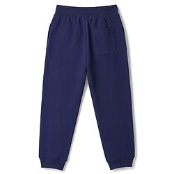 Pine Kids Knit Full Length Game Pad & Text Printed Lounge Pant with Pockets- Navy