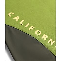 Pine Kids Cotton Knit Full Length Lounge Pants With Text Print - Olive Green