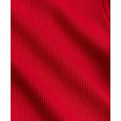 Pine Kids Cotton Lycra Knit Half Sleeves Top with Knot -Red
