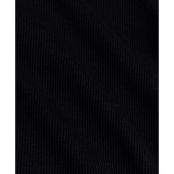 Pine Kids Cotton Lycra Knit Half Sleeves Top - Black