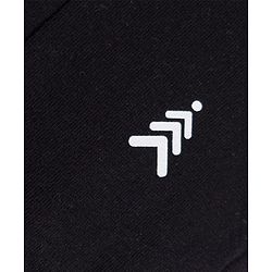 Pine Kids Cotton Lycra Knit Full Length Solid Colour Leggings With Stretch - Black