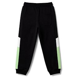 Pine Kids Cotton Knit Full Length Jogger with Athletic Dept. Print in Black