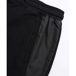 Pine Kids Knit Full Length Lounge Pant With Front Pocket in Black