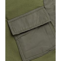 Pine Kids Cotton Knit Full Length Lounge & Track Pant  - Olive Green