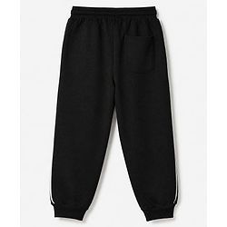 Pine Kids Knit Full Length Lounge Pant with Smile Today Patch - Black