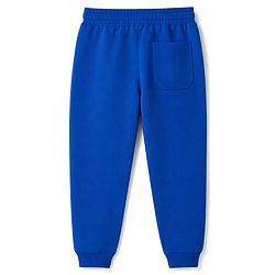 Pine Kids Cotton Knit Full Length Lounge & Track Pant With Text Print - Blue
