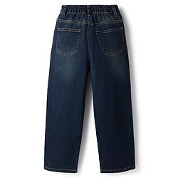 Pine Kids Marvel Full Length Denim Jeans with Marvel Patch in Blue