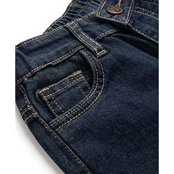 Pine Kids Marvel Full Length Denim Jeans with Marvel Patch in Blue