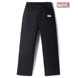 Pine Kids Marvel Denim Full Length Jeans with Marvel Patch in Black