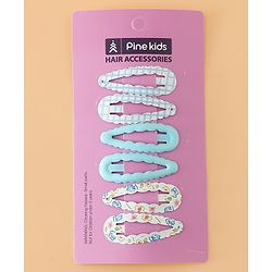 Pine Kids Colorful Snap Hair Clip - Blue