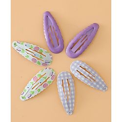 Pine Kids Colorful Snap Hair Clip - Purple