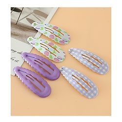 Pine Kids Colorful Snap Hair Clip - Purple