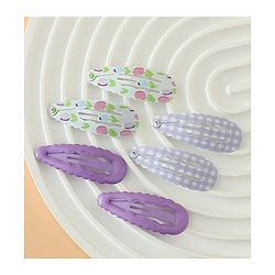 Pine Kids Colorful Snap Hair Clip - Purple