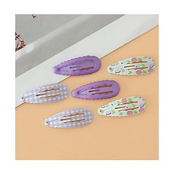 Pine Kids Colorful Snap Hair Clip - Purple