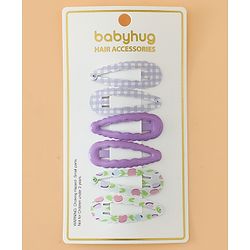 Pine Kids Colorful Snap Hair Clip - Purple