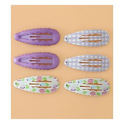Pine Kids Colorful Snap Hair Clip - Purple