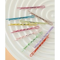 Pine Kids Hair Pins And Clips  - Purple & Green