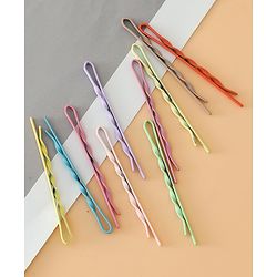 Pine Kids Hair Pins And Clips  - Purple & Green
