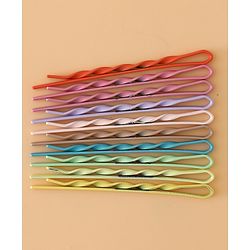 Pine Kids Hair Pins And Clips  - Purple & Green