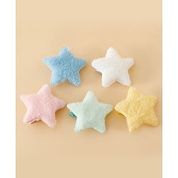 Pine Kids Hair Pins and Clips With Star Design - Blue & Pink