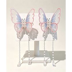 Pine Kids Butterfly Pearl Baby Hair Clip - Pink