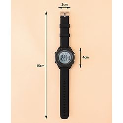 Pine Kids Free Size Digital Watch - Black