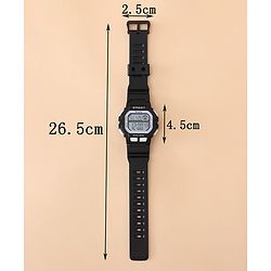 Pine Kids Free Size Digital Watch - Black