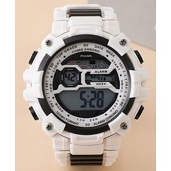 Pine Kids Free Size Digital Watch - Black