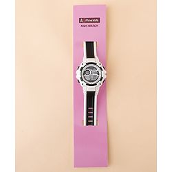 Pine Kids Free Size Digital Watch - Black