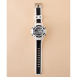 Pine Kids Free Size Digital Watch - Black