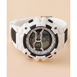 Pine Kids Free Size Digital Watch - Black