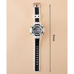 Pine Kids Free Size Digital Watch - Black