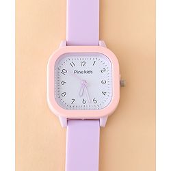 Pine Kids Free Size Analog Watch - Purple