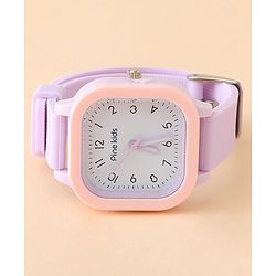 Pine Kids Free Size Analog Watch - Purple