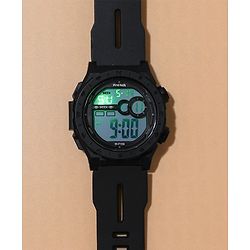 Pine Kids Free Size Digital Watch - Black