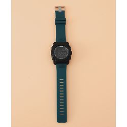 Pine Kids Free Size Digital Watch - Peacock Blue