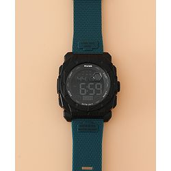Pine Kids Free Size Digital Watch - Peacock Blue