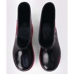 Pine Kids Slip On Rain Boots - Black