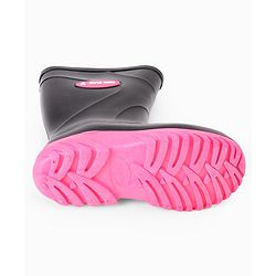 Pine Kids Slip On Rain Boots - Black