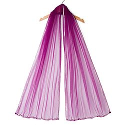 Pine Kids Cotton Woven Three Fourth Sleeves Kurti & Churidar Set With Dupatta & Floral Print - Purple