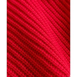Pine Kids Knit Full Sleeves Striped Pullover Sweater - Red